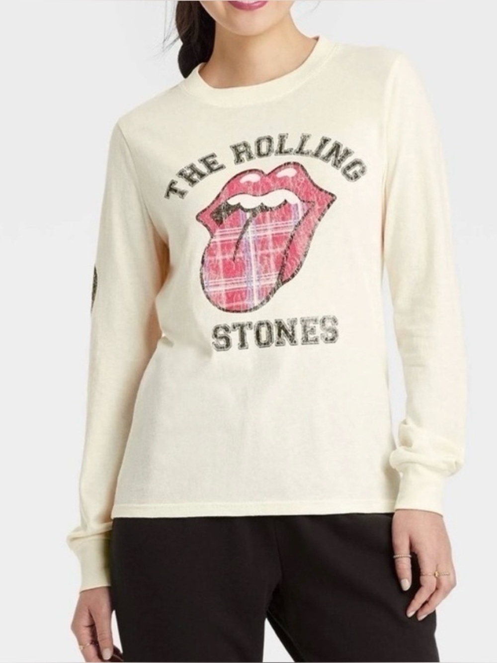 The Rolling Stones Long Sleeve Graphic Band Tee - Medium